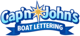 Cap'n John's Boat Lettering Logo
