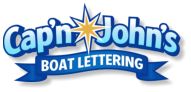 Cap'n John's Boat Lettering Logo