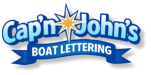 Cap'n John's Boat Lettering Logo